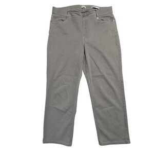 J. Jill Denim High Rise Cropped Gray Jeans Women's‎ Size 12 (W34IN.XL24IN.)